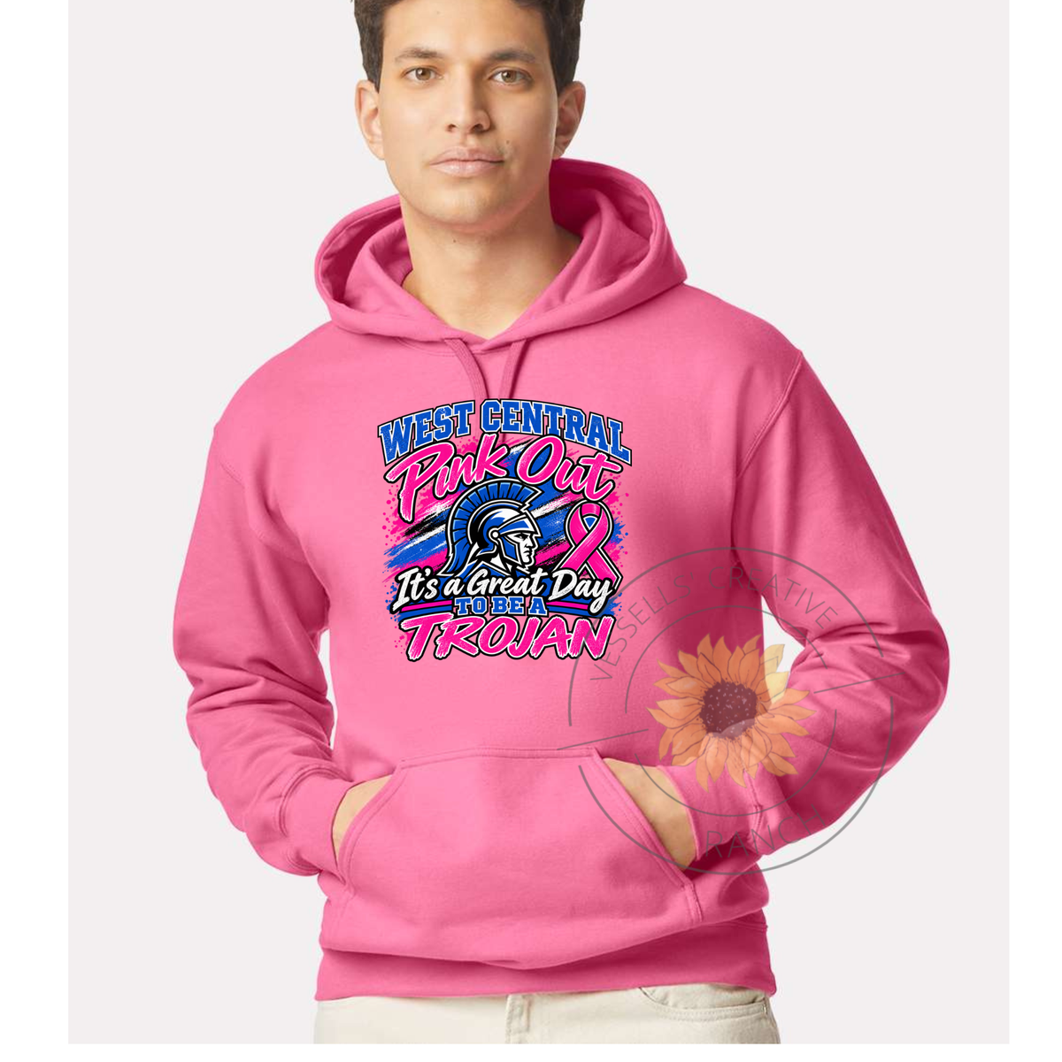 WC Pink Out - Unisex Hooded Sweatshirt