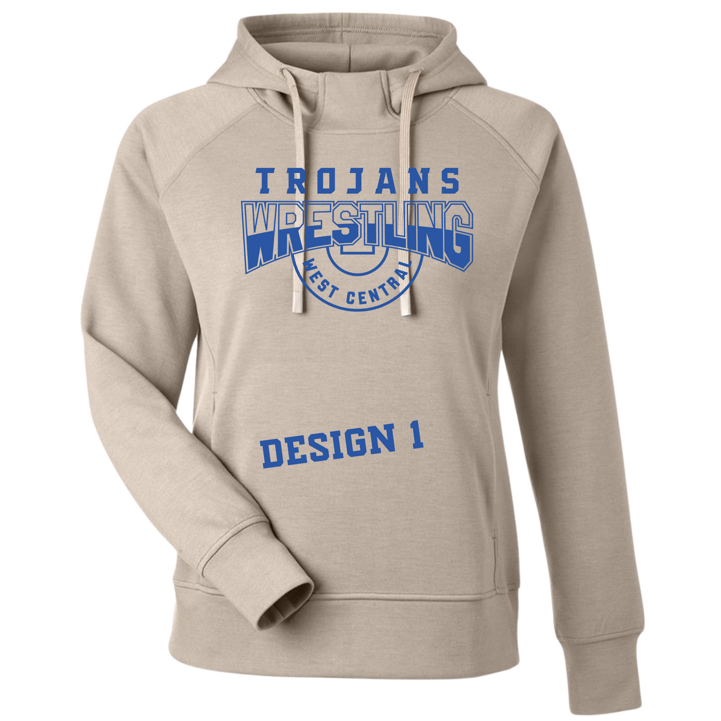 WC Wrestling - New Women's Apex Hooded Sweatshirt - 8753