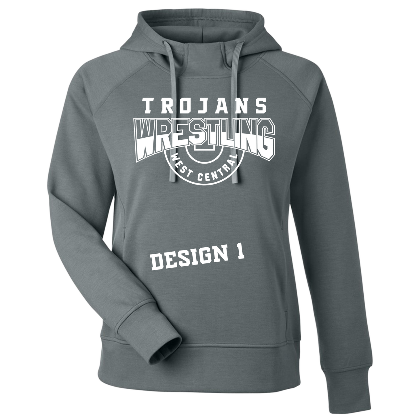 WC Wrestling - New Women's Apex Hooded Sweatshirt - 8753