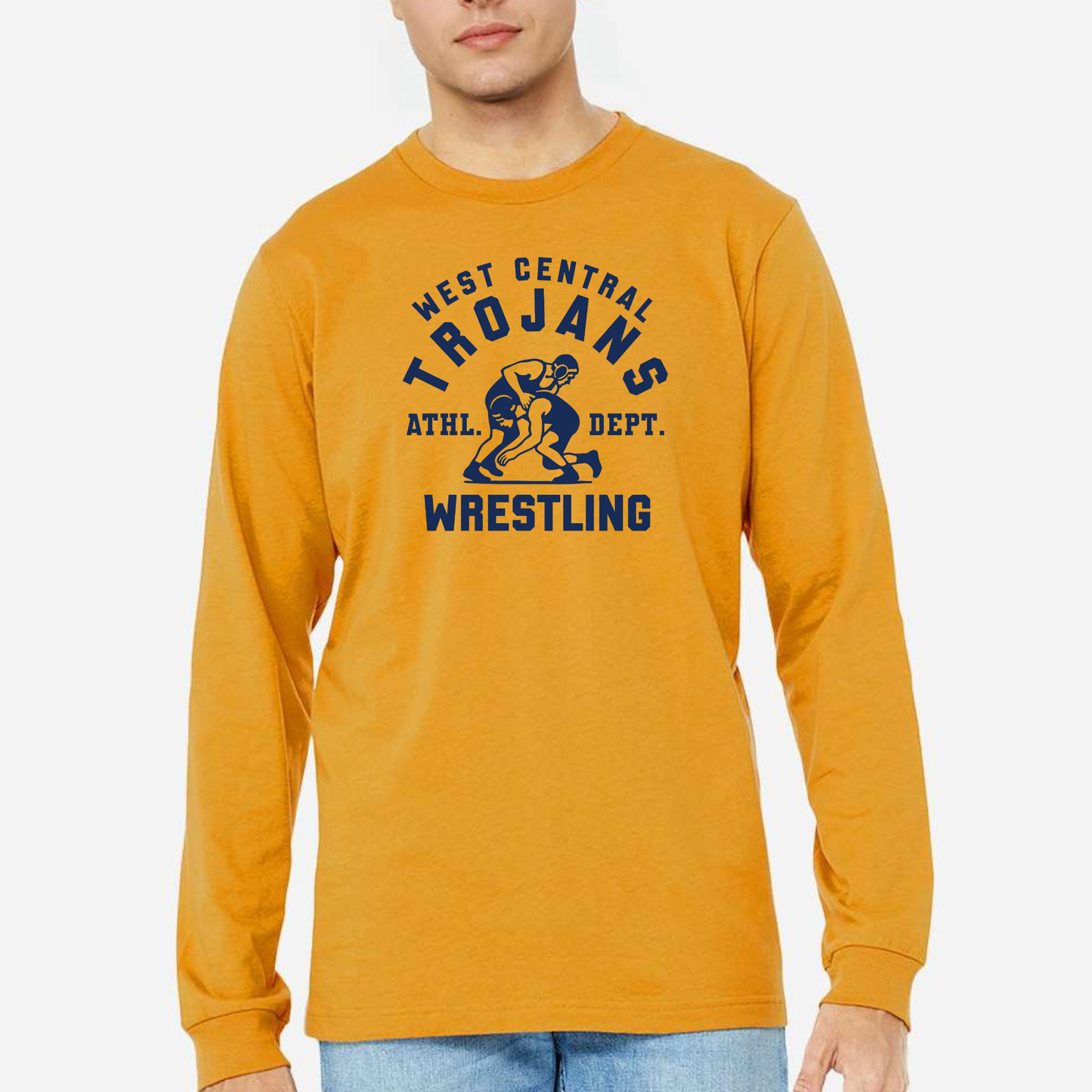 WC Wrestling - Bella Soft Style Long Sleeve T-shirt